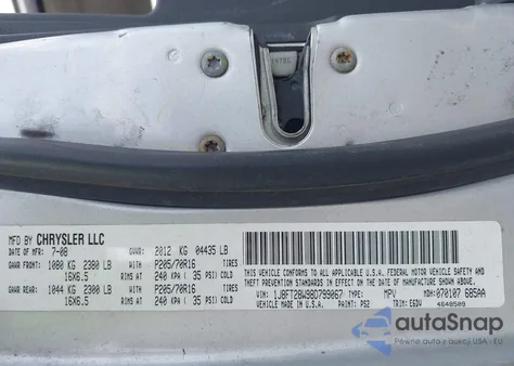 2008 Jeep Patriot Sport из США, поврежденный, VIN 1J8FT28W98D799067